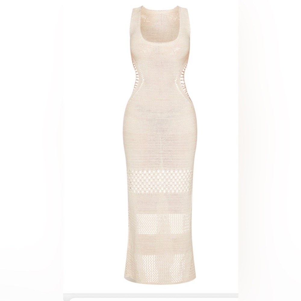 BNWNT - Never worn Pretty Little Thing Petite Crochet Dress-this is a size 8